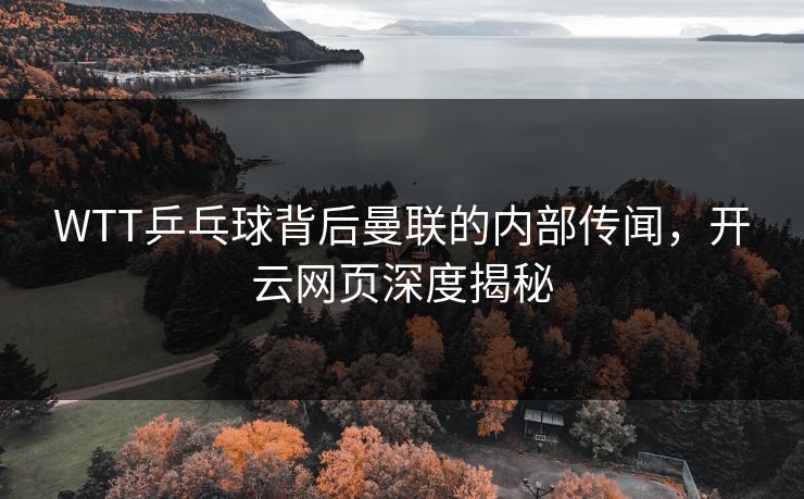 WTT乒乓球背后曼联的内部传闻，开云网页深度揭秘